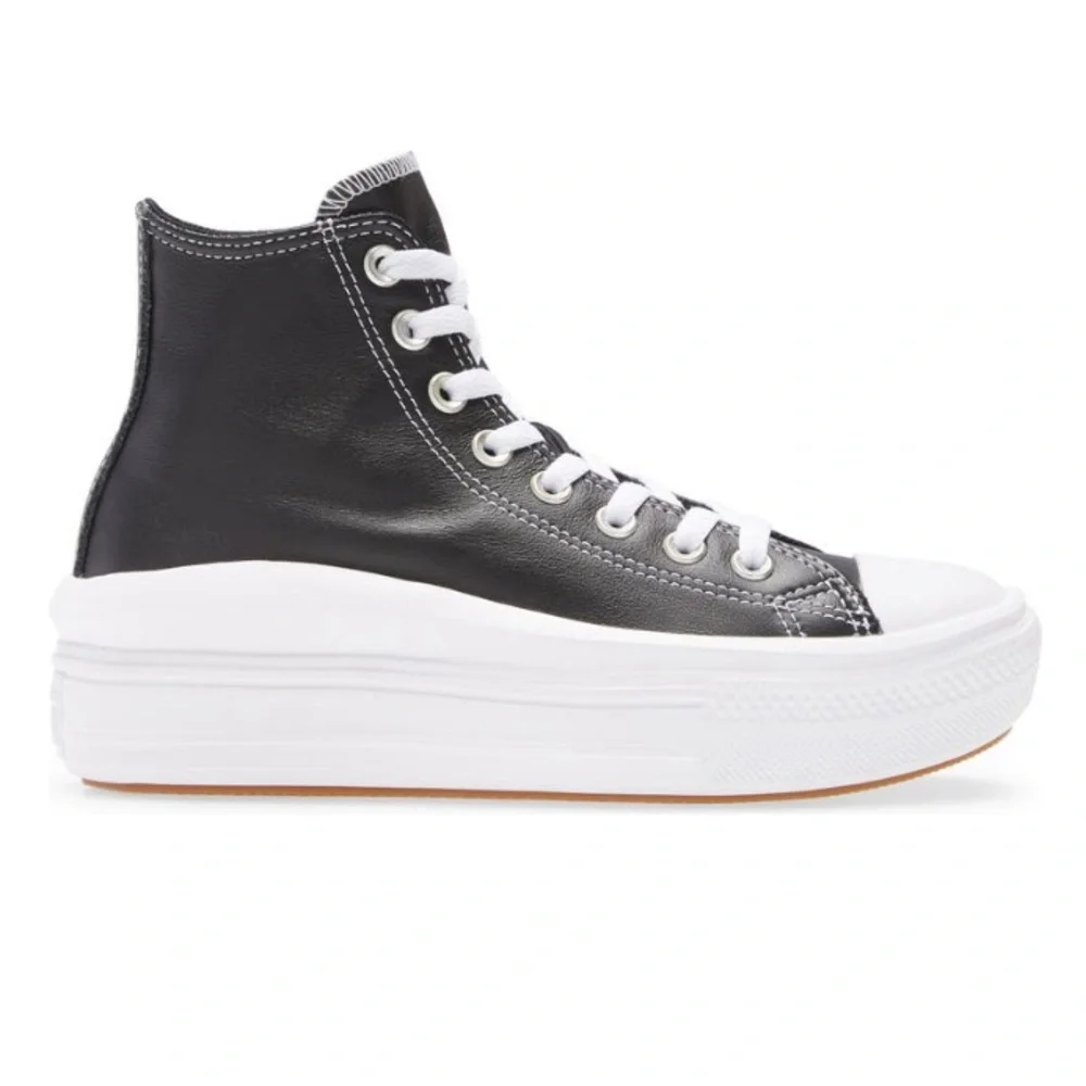 {Converse} move platform leather high top sneaker - Picture 3 of 6